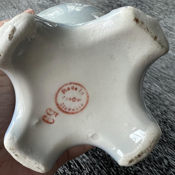 Pair of purple‎ and black luster vases made in Slovakia - Picture 4 of 8